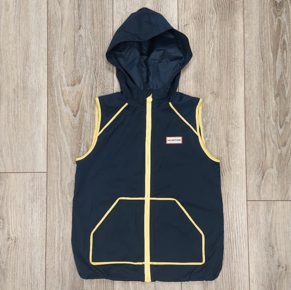 Hunter for Target Navy and Yellow Unisex Winderbreaker Vest S 6/6X - Picture 1 of 4